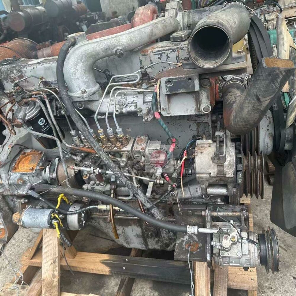 Дизельный двигатель внутреннего сгорания ДВС Isuzu 6SD1 4384796 EX300